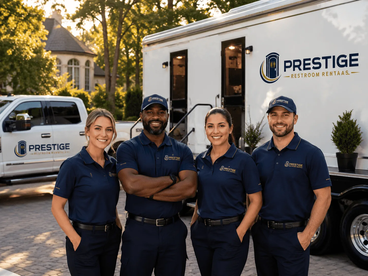 Trusted Luxury Portable Restrooms company in Roberts, WI